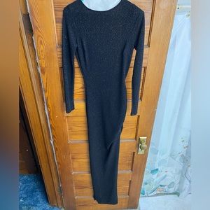 Black Formal Dress, backless
